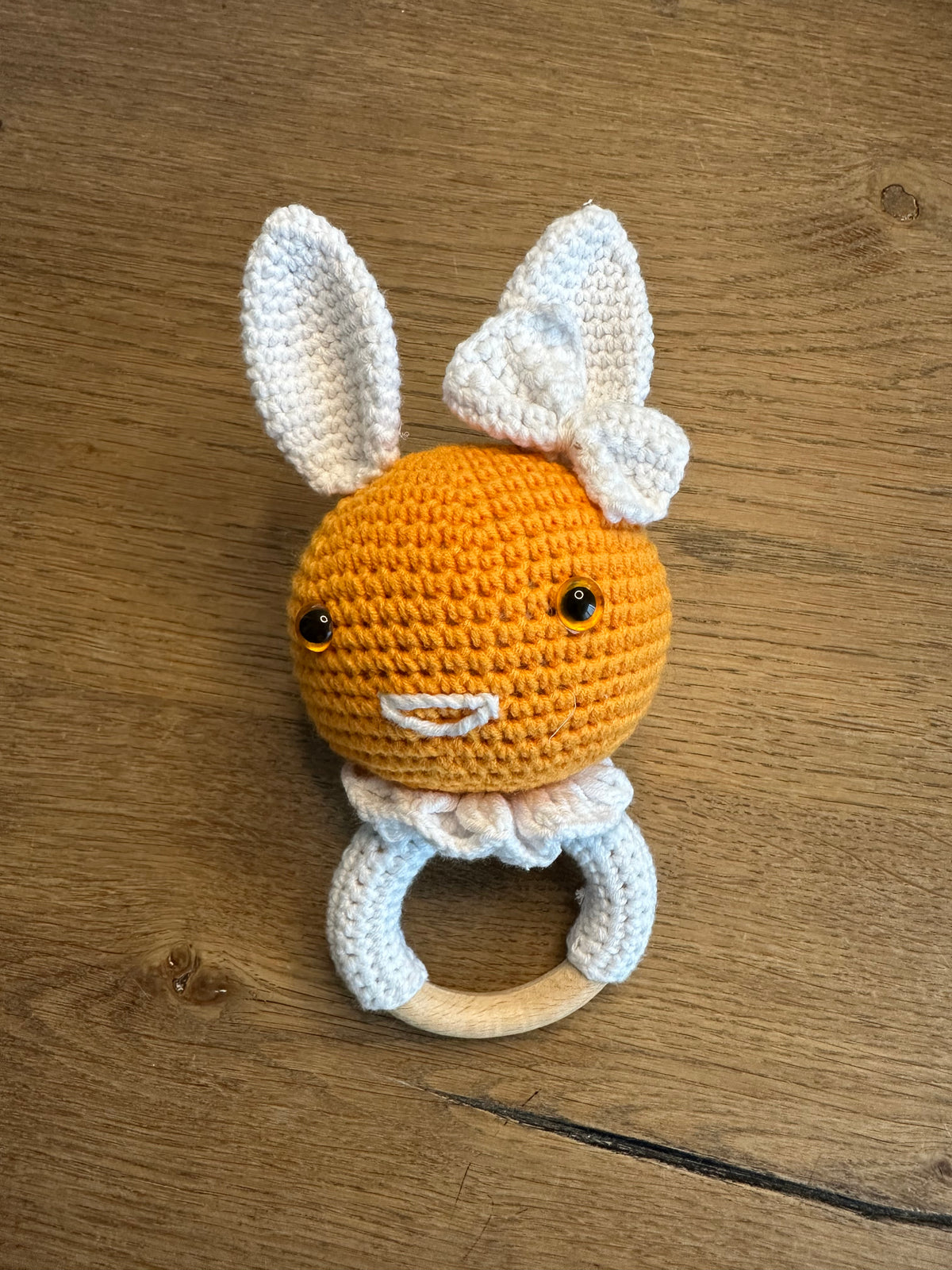 Handgemachte Hasen-Handrassel