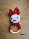 Handgemachte Hasen-Handrassel