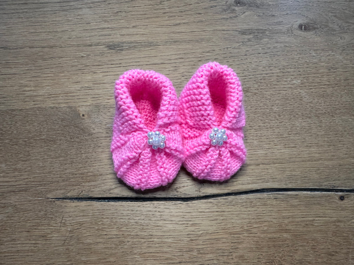 Steicksocken mit Perle