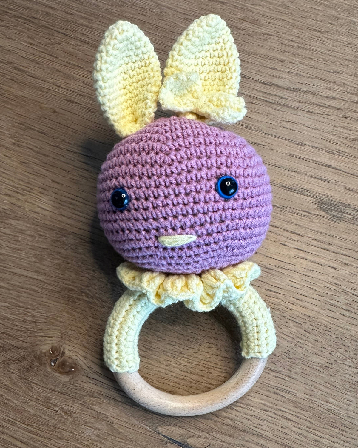 Handgemachte Hasen-Handrassel
