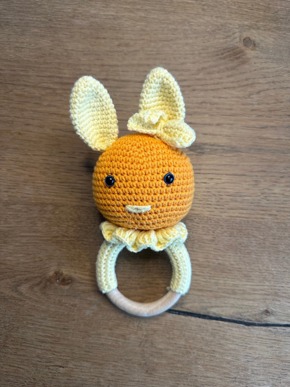 Handgemachte Hasen-Handrassel